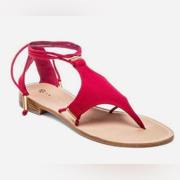 Trina Turk Bayley Suede Sandals - Picture 1 of 10